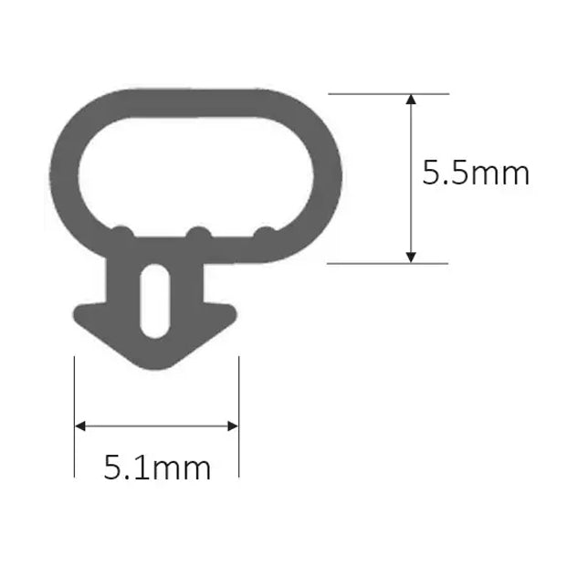 Offset bubble Gasket